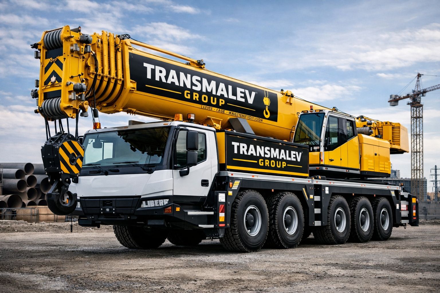 Grue chenilles Transmalev