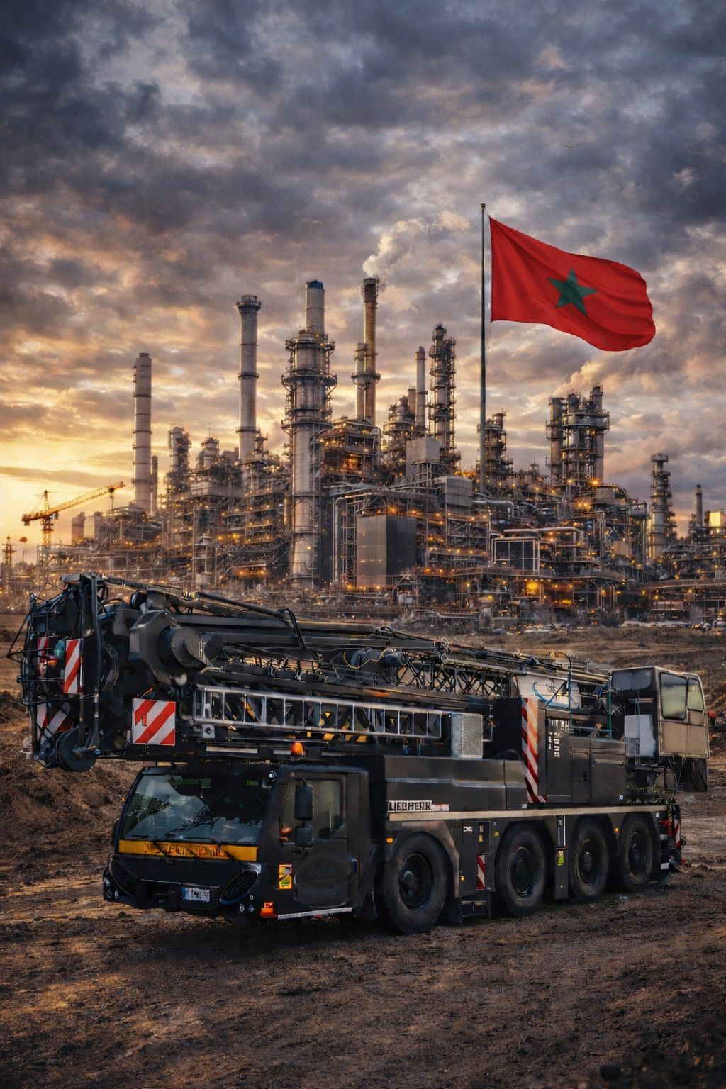 Levage raffinerie Maroc